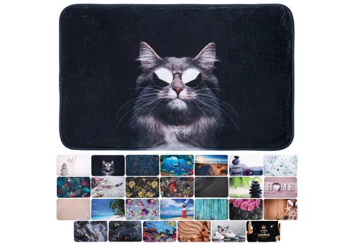 Sanilo Badematte Cool Cat in schwarz von Sanilo