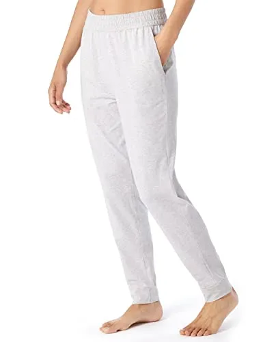 Schiesser Damen Schlafhose Lang - Mix + Relax Pyjamaunterteil, Grau-mel. - Schlafanzughosen für Damen, aus herrlich softer Single-Jersey-Qualität mit elastischem Bund und seitlichen Taschen für höchsten Komfort.