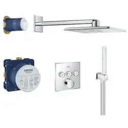 Grohe SmartControl Duschsystem Unterputz 34712000 - Brausegarnituren mit 3 Absperrventilen und innovativem SmartControl Mischer für ein individuelles Duscherlebnis.