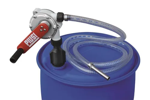 Zuwa Handkurbelpumpe für AdBlue (AUS 32, Harnstoff) Pumpe für 210 Liter Fass