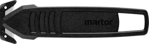 MARTOR 145001.16 Sicherheitsmesser SECUMAX 145 - Robust und leicht - Cuttermesser mit glasfaserverstärktem Kunststoffgriff, 0,5 mm Klinge und sicher abgeschirmten Schneidkanten für optimalen Schutz. Ideal für alltägliche Schneidarbeiten.