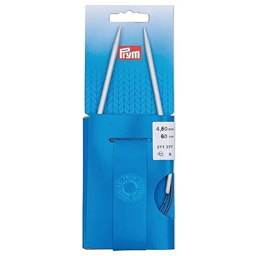 Rundstricknadeln ALU 80 cm 2,50 mm grau, Packung mit 1St, 211219, Prym