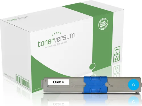 Alternativ zu OKI C301 / 44973535 Toner Cyan