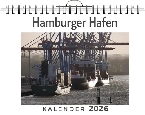 Hannah Hofmann | Hamburger Hafen | Kalender | Deutsch | 2026 | FlipFlop