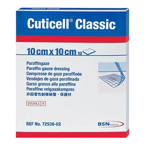 Cuticell Classic Wundgaze 10x10 cm Inhalt: 10 St