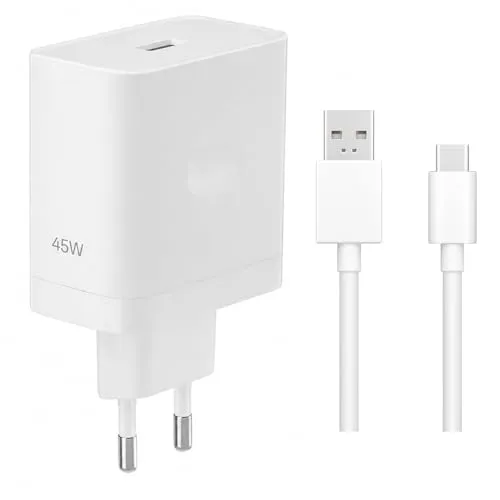 45W SuperVooc Adapter für Original Realme USB C Ladekabel Netzteil VCB4JAEH Schnellladegerät für Realme C67 C63 C61 Realme GT2 GT 2 Neo 3T Gt Master GT Neo 2 Pro Realme 14 13 12