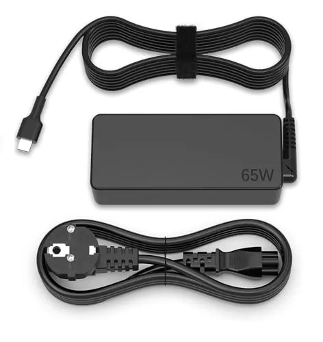 65W USB-C Netzteil Ladekabel kompatibel mit Lenovo ThinkPad X1 Carbon (Gen 5-11), X1 Yoga, T14 T480 T490 T580 E14 E15 L13 L14, Yoga C740 C940 7i 9i - 20V 3.25A Type C Laptop Ladegerät Adapter