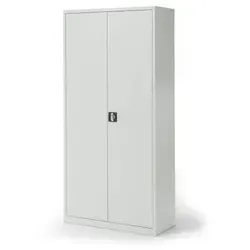 Materialschrank 920mm lgr/lgr - Stabil und Vielseitig - Robuster Universalschrank für den täglichen Einsatz. Mit professionellem BURG-Drehriegelverschluss und verstärkten Flügeltüren. Schlag- und kratzfest sowie flüssigkeitsbeständig für höchste Ansprüche.