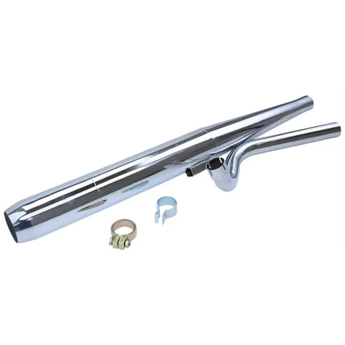 Auspuff Kreidler Florett Orig Form Schalldämpfer Steckkrümmer 32mm 2x Schelle