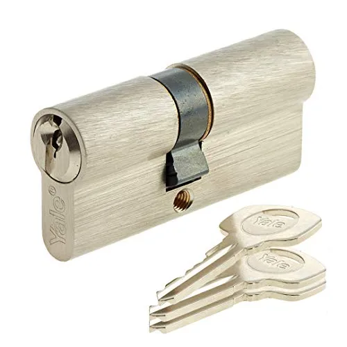 Yale YC500+ Halbzylinder für Türen 30 x 10 mm, YC500+ 40X50 NI