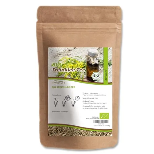 Mynatura Bio Steinklee Tee I Steinkleekraut I Kräutertee I Naturprodukt I Honigklee I Heimische Kräuter I Im Beutel (100g)