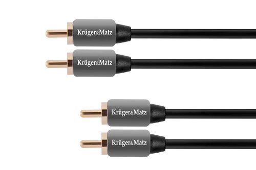 Kabel 2RCA-2RCA 0.5m Kruger&Matz Krüger&Matz 5901436784692