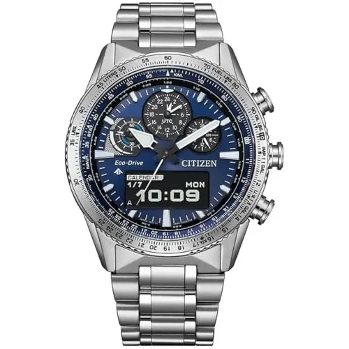 CITIZEN Promaster Sky Pilot JV2000-51L - Multifunktionale Herren-Armbanduhr - Armbanduhren für Herren mit Eco-Drive U830-Technologie, die durch Licht betrieben wird, und einer Vielzahl an Funktionen für Abenteurer.