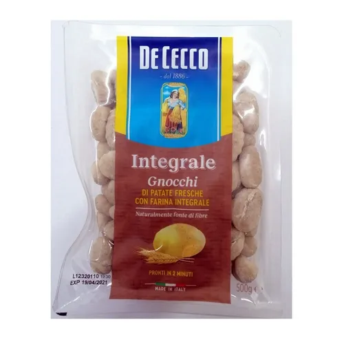 De Cecco Pasta 100% Italienisch Gnocchi di Patate 500g Vollkorn Kartoffelpaste