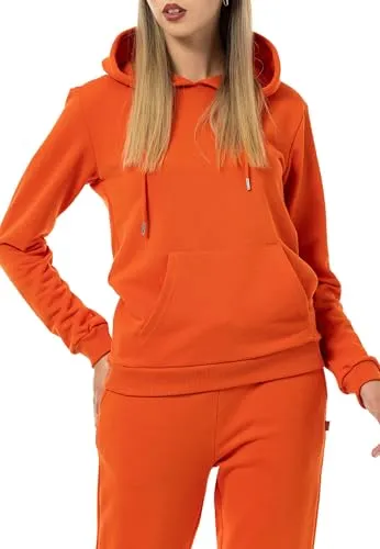 Redbridge Damen Hoodie - Bequemer Kapuzenpullover mit Kängurutasche - Kapuzenpullover für Damen, aus weichem Baumwoll-Polyester-Mix, ideal für Alltag und Freizeit, mit praktischer Kängurutasche und verstellbarer Kapuze.