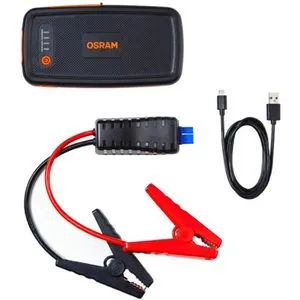 OSRAM Starthilfe-Powerbank BATTERYstart 200 - 12V, 500A Spitzenstrom, Powerbank-Funktion und integrierte LED-Arbeitsleuchte für vielseitige Anwendung