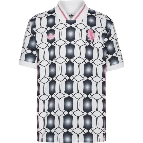 Adidas Juventus Turin Lifestyler Trikot - Weiss - Modisches Juventus Turin Trikot, ideal für Fans und Trendsetter. Die lockere Passform und strapazierfähige Interlock-Konstruktion bieten Komfort und Bewegungsfreiheit.