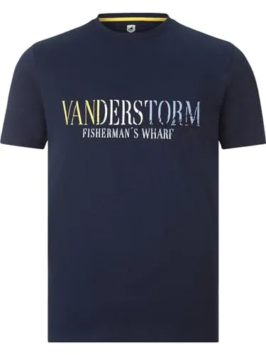 Jan Vanderstorm Herren T-Shirt Bergthor dunkelblau, XL - 56/58