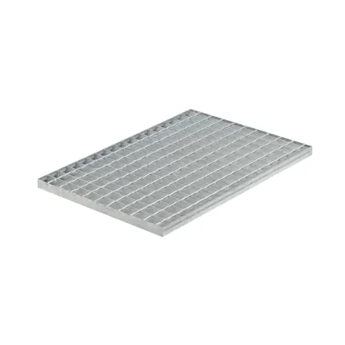 Gitterrost L-400 B-600 mm – Verzinkter Lichtgitterrost für Treppenstufen - Robust und langlebig: Verzinkte Oberfläche schützt vor Rost. Ideal für Wohn- und Gewerbebereiche, belastbar bis 1 Tonne. Einfache Montage mit passendem Zubehör.