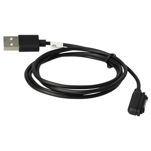 vhbw USB-Ladekabel kompatibel mit Sony Xperia C6902, L39h, LT39i, XL39H, Tablet Z2, Z1 Compact, Z3 Compact Tablet - 100 cm, magnetisch