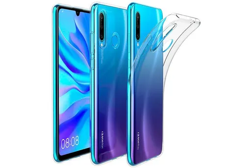 CoolGadget Handyhülle Transparent Ultra Slim Case für Huawei P30 Lite 6,2 Zoll, Silikon Hülle Dünne Schutzhülle für Huawei P30 Lite Hülle