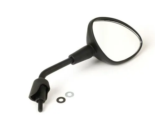 Spiegel Shorty rechts schwarz matt rund MOTO NOSTRA für VESPA GTS Sprint