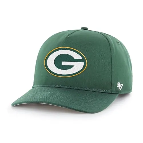 '47 NFL Green Bay Packers Hitch RF Unisex Baseball Cap - Hüte, Kappen & Mützen für Baseball-Fans, verstellbare Snapback für perfekten Sitz und auffälliges Teamlogo in Dunkelgrün.