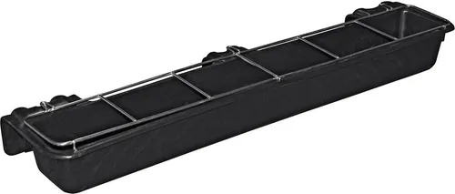 Futterbehälter Kerbl 323492 - Stabiler Futterbehälter für Ziegen und Schafe mit Fressgitter für kontrollierte Futteraufnahme. Ideal für Steckhorden, aus robustem Kunststoff, 9 l Fassungsvermögen.