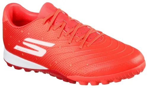 SKECHERS Harry Kane Soccer Schuh, Gr. 45 - Fußballschuhe für Kunstrasen, in rot mit sportlichem Design, ideal für Fußballspieler, die die Harry Kane Player Edition tragen möchten.