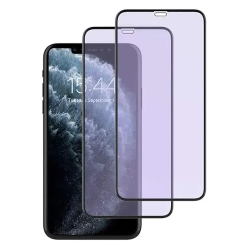 MonkeyTEC 3er-Set Displayschutzfolie 9H Augenschutz Anti-Blaulicht für empfindliche beanspruchte Augen Apple iPhone, Kompatible Telefonmodelle:iPhone 11Pro