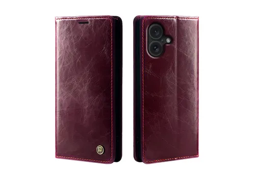 Tec-Expert Handyhülle Tasche Hülle für Apple iPhone 16 6.1 Zoll, 6.1, Cover Klapphülle Case mit Kartenfach RFID Schutz aufstellbar