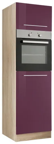 KOCHSTATION Backofen/Kühlumbauschrank KS-Eton in lila von Kochstation