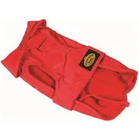Fashion Dog Hunde-Regenmantel mit Fleecefutter - Rot - 30 cm - Hochwertiger Hundemantel für Regen und Kälte, mit wärmendem Fleecefutter und praktischem Schalkragen. Ideal für stilvolle Spaziergänge bei jedem Wetter.