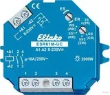 Eltako ESR61M-UC Multifunktions-Stromstoß-Schaltrelais - Druckschalter mit 10 Funktionen und modernster Hybrid-Technik, kein Stand-by-Verlust, ideal für energieeffiziente Steuerung von 230V-LED-Lampen und Glühlampen.