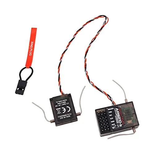 WANGCL Rc Receiver AR6210 Empfänger 2,4 GHz 3CH DSM2 Spektrum mit Satellitenerweiterung, kompatibel mit JR Spektrum DSM-X DSM2 Fernbedienungen, passend für Drohne 1/10 RC Auto/LKW/Crawler