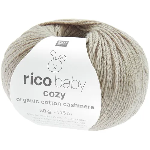 Wolle Kreativ! Rico - Baby Cozy Organic Cotton Cashmere Fb. 9 greige 50 g