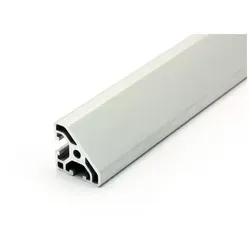 Aluminiumprofil 30x30L 45° Grad I-Typ Nut 6 (leicht), silber eloxiert. Aluminium Profil 30x30 Alu Profil 30 x 30 Montage- Systemprofil 1020mm