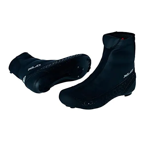 XLC Unisex Road Winter-Shoes CB-R07, Schwarz, 41 EU - Fahrradschuhe mit optimaler Isolation und wasserdichtem PU-Material, ideal für kalte Winterfahrten. Inklusive Thermoeinlegesohle und schnellem Schnürverschluss für perfekten Halt.