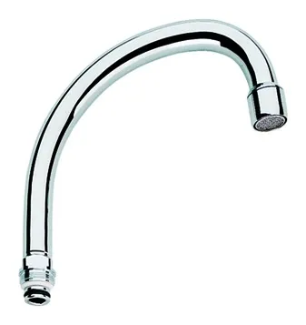 Grohe Costa Zubehör HU-Rohrauslauf - Schwenkbar, Ausladung 140 mm, mit Mousseur und Pflegeanleitung