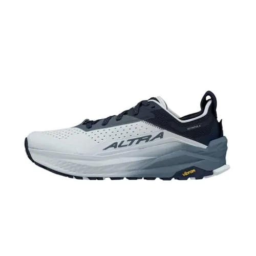 Altra Olympus 6 Herren Laufschuhe - Gris/argent - 46 - Laufschuhe für Herren, ideal für lange Trailruns mit intensivem Komfort und optimaler Dämpfung.
