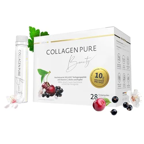 COLLAGEN PURE Beauty Kollagen Großpackung 28x25ml von Mediakos