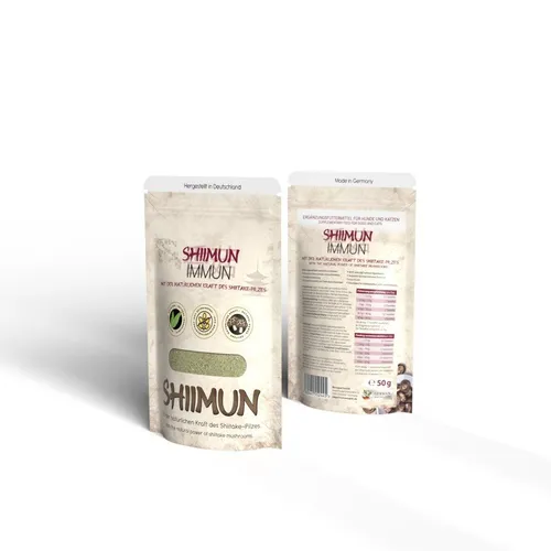 Bellfor Shiimun Immun Pulver für Hunde und Katzen mit Shiitake - 50g, für: Katzen