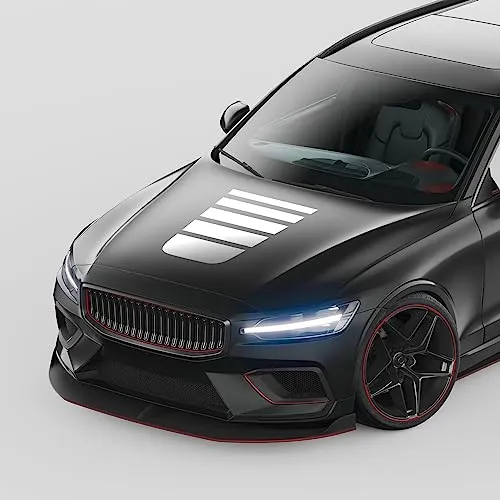 Finest Folia Rennstreifen Auto Aufkleber für Motorhaube Motorrad Bus Sticker Kfz Zubehör Tuning Dekor Design Folie Racing Streifen Dach KX077 (02 Weiß Glanz)