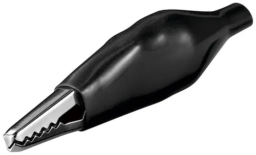 Produktbild Krokodilklemme schwarz; KK 06 B