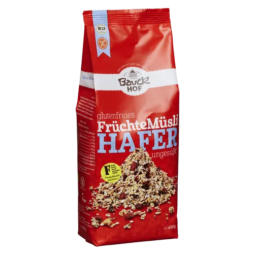 Bio Früchte Müsli Hafer ungesüßt (10,33 EUR/kg) von Bauckhof
