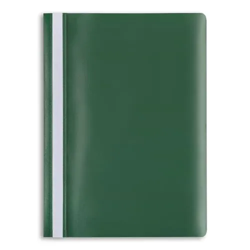 itenga Schnellhefter A4 Plastik stabil PP Kunststoff Sicht Hefter Mappe TÜRKIS genarbt 1 Stück (grün)