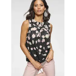 Laura Scott Blusentop in Schwarz-Rosa-Geblümt, Gr. 34 von Laura Scott