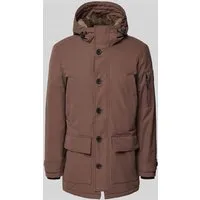 TOM TAILOR Kurzmantel mit Kapuze in Braun (L) von Tom Tailor