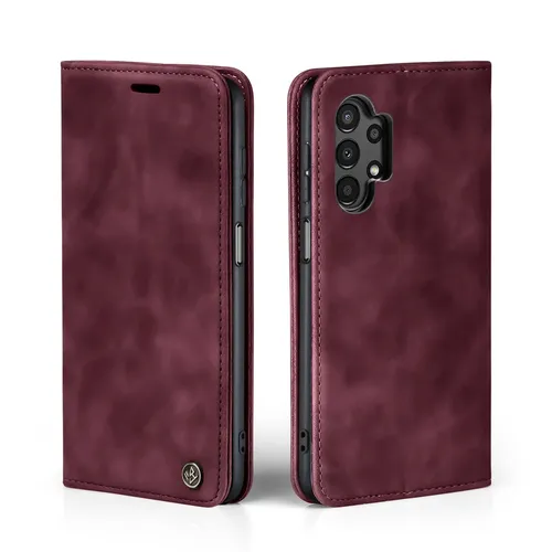 Handy Hülle für Samsung Galaxy A23 5G Klapp Magnet Smartphone Cover Case Rot