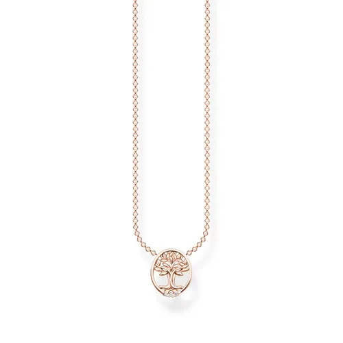 Produktbild Thomas Sabo SCKE150329 Halskette Damen Tree of Love Weiße Steine Rosé Vergoldet